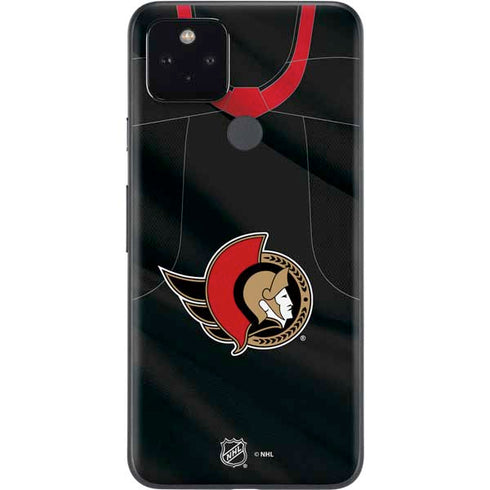 NHL Ottawa Senators Home Jersey Google Pixel 4a 5G Skin